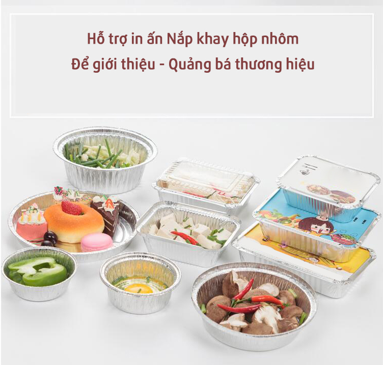 Khay nhôm đựng thực phẩm 